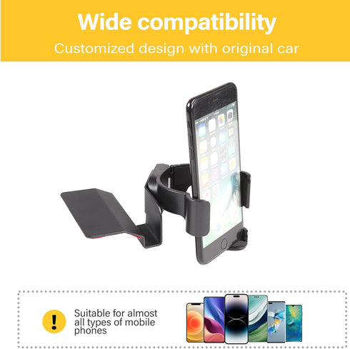 Car Multifunctional Cell Phone Holder Cup Holder, 2-in-1 Center Console Cell Phone Holder for Ineos Grenadier 2020-2024