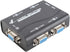 Wisoqu VGA Splitter Amplifier Box, 4 Port Powered 1 in 4 Out 250Mhz