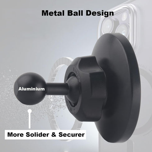 Rigdance 17mm 16 15 14 13 12 36PCS Magnetic Cell Phone Holder Car Mount with Ball Extender for MagSafe for iPhone