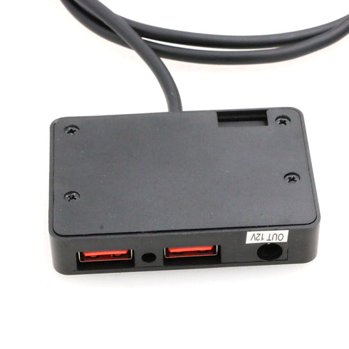 DV-SQN4S Hirose 4 Pin to Dual USB Type-A QC 3.0 - Quick Charging Power Cable for Smartphones or Tablets