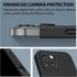 CellEver Heavy-Duty Silicone Case for iPhone 14 Plus, Black Military Drop Protection with Camera Shield and
