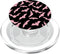 Retro Spooky Creepy Witch Bats PopSockets PopGrip for MagSafe, Gothic Goth Black Pink