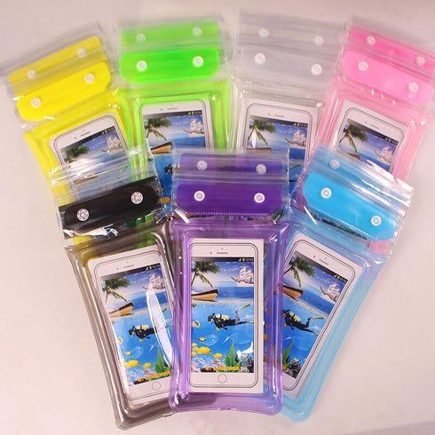 Universal Cell Phone Floating Waterproof Bumper Dry Bag in Random Colours