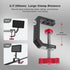 1/4" 3/8" 2.36" (62021) C Clamp Desk Camera Mount, Aluminum Table C-clamp with Thread, Desktop DSLR Mount for Photo