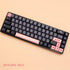 MOLGRIA Keycaps 136 Set Night Sakura - Custom PBT Cherry Profile Key Caps for Full Sized Keyboard, Keycap Puller