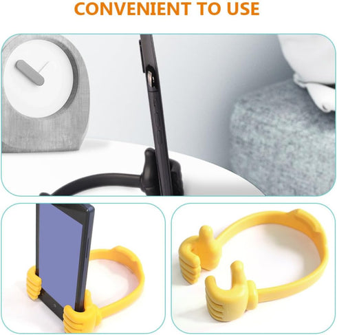 Kichvoe 2pcs Thumbs Gesture Phone Holders Creative Smartphone Racks Portable Desktop Phone Support Stands for Office