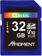 MMOMENT SDHC Card 32GB, Compatible with Camera, UHS-I, Class 10, High Read and Write Speed