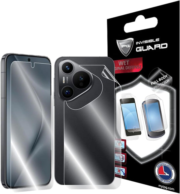 IPG Hydrogel Protector for Huawei Pura 70, FULL BODY Invisible Touch Screen Sensitive Ultra HD Clear Film