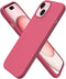 ORNARTO Compatible with iPhone 15 Case 6.1, Slim Liquid Silicone 3 Layers Full