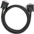DTECH 6 ft RS232 Serial Cable, Female to Female, 9 Pin Straight Through, Black, 2 Meters
