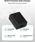 Heated Vest Charger Power Cable Adapter for ORORO Heated Jackets, Heated Hoodies, and Heated Hand Muff