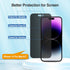 ProCase 2 Pack Privacy Screen Protector for iPhone 14 Pro Max 2022, 9H Anti Spy Dark Tempered Glass, Case Friendly,