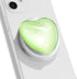 On The Grip OnTheGrip Compatible with Magsafe Magnetic Cute Glass Heart Design Collapsible Mobile Phone