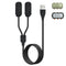 Gltire 2-in-1 Portable Magnetic Quick Charge Cable | Anti-Lost Heavy-Duty | Replacement for