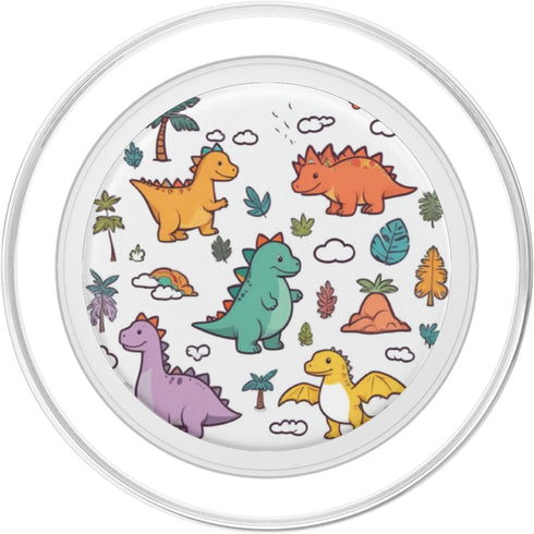 Dino Dinosaurs Phone Popper Dino Dinosaur PopSockets PopGrip for MagSafe