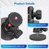 ULANZI Magnetic Camera Mount for GoPro, Strong Magnetic Mount with 360° Rotation Ball Head, Compatible with GoPro Hero