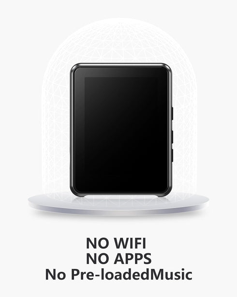 KeenPlus MP3 5.3,64GB Player,2.4" Wireless Player with Bluetooth Micro SD Card, Metal Digital Audio Touch Screen,HiFi