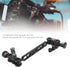 KIMISS 13in Articulating Arm Camera Mount, Adjustable CNC Aluminum Alloy with 1/4" and 3/8" Thread for Microphone