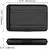 Aluminum Shock Resistant Memory Card Storage Box Holder for 8 SD SDHC MMC Micro SD TF Cards (Black)
