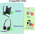 Jabra Headset Ear Cushions Replacement Foam Ear Pads Compatible with Jabra PRO 920 935 930 9450 9460 9465 9470 9400BS GN1900 2000 2100 2025 Biz 620 1100 1500 1900 2400II Headphones (10 Pack)