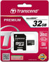 Transcend 32GB Class10 30 (TS32GUSDHC10) MicroSDHC Memory Card with Adapter MB/s