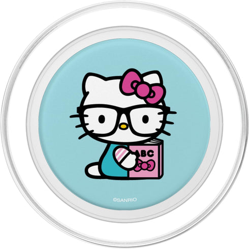 Hello Kitty Nerd Glasses Reading Book, PopSockets PopGrip for MagSafe
