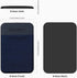 Sinjimoru Magnetic Wallet for MagSafe, Strong Card Holder for iPhone 15 14 13 12, Stretchy for IDs, Cash, Keys, M-Basic