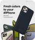 GOOSPERY Magnetic Door Bumper - Navy Compatible with iPhone 11 Pro Max Case, Card Holder Wallet
