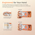 COMITOK iOS17/18/26 Phone Camera Grip MOCA ARCO for Video Recording with Thumb Rest Area Design for iPhone Pro Max