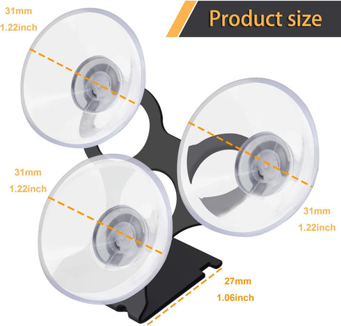 Radar Detector Suction Cup Mount Holder for Escort MAX, Max 2, MAX360 (Not for MAX360C Cradle)