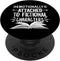 Emotionally Attached To Fictional Characters Novels Reader PopGrip Swappable PopSockets