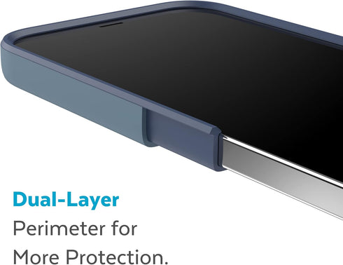 Speck 12 12 6.1" Products Candyshell Pro Case fits iPhone and Pro, Model, Compatible with MagSafe, Mystery Blue/Faded