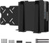 Bedycoon Universal Small Device VESA Mount can Connect VESA Arms, Adjustable Strap for MFF, Small Computers, Modems
