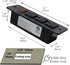 Recessed Power Strip, Countertop Grommet Desk Mountable Power Strip, Black Outlets for Cabinet Sofa Shelf, UL/ETL