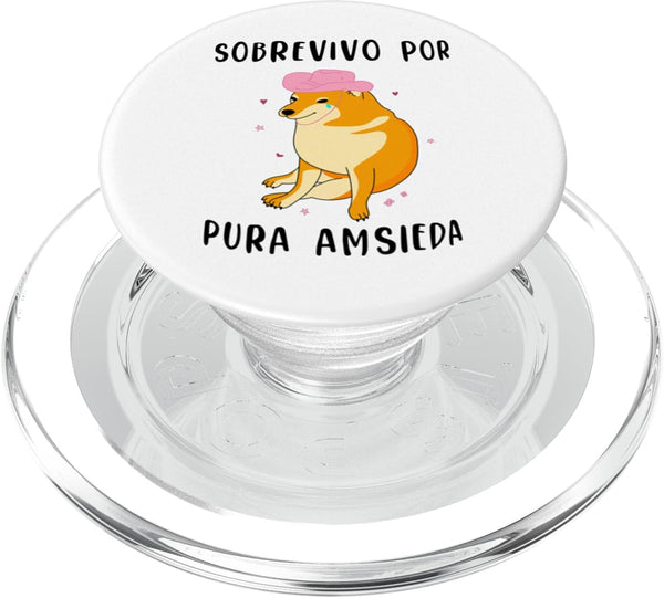 Sobrevivo Por Pura Ansiedad PopSockets MagSafe PopGrip for iPhone