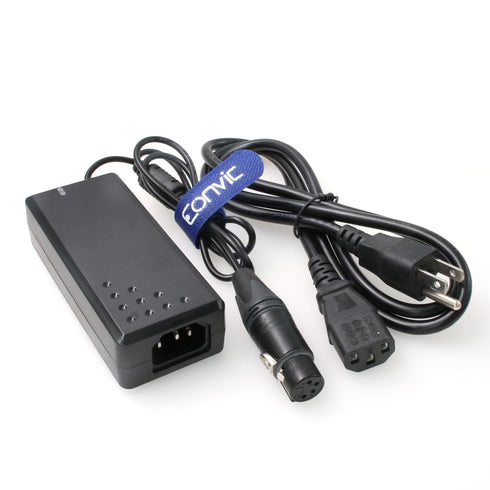 Eonvic 4 Pin XLR Female 12V 3A AC DC Power Adapter Cable for Aja Ki Pro Cooper CS104 Fostex