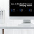 Jgstkcity 45W Recessed Power Strip Socket, Furniture Flush Mount Charging Station, Desk Power Strip with Outlets,USB