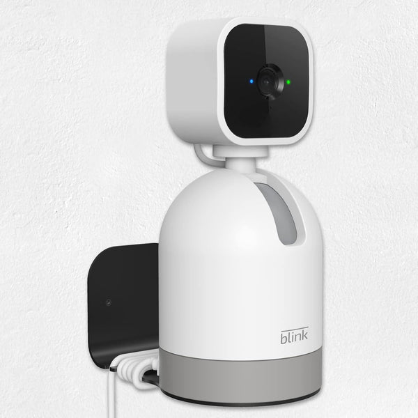 Wall Mount for Blink Mini Pan-Tilt Camera, Black Stainless Steel Bracket for Home/Office Indoor