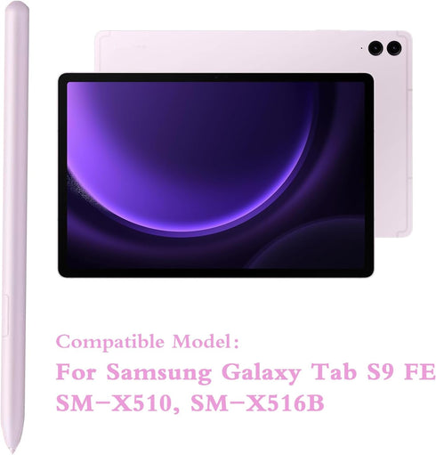 Galaxy Tab S9 FE S Pen Replacement for Samsung Galaxy Tab S9 FE, Stylus Pen with Nibs, Without Bluetooth, Purple