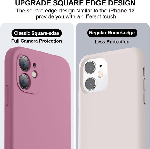 Vooii Liquid Silicone Case for iPhone 11 6.1 inch, Upgraded with Camera Protection and Soft Anti-Scratch Lining,