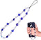 Handmade Evil Eye Beaded Phone Charm, Lanyard Wrist Strap, Gemstone Phone Chain Strap Keychain for Men, Women, Girls -
