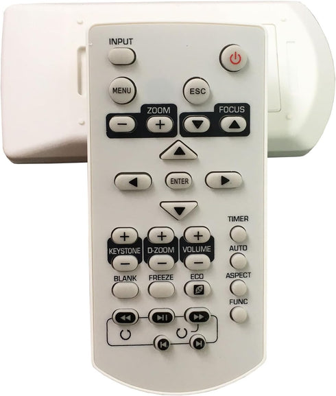 Replacement Projector Remote Control for Casio YT-130, YT-131, YT-141, YT-150, YT-161, XJ-A142, XJ-A147, XJ-A242,