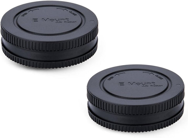 Camera Rear Lens Cap & Body Cap Cover for Sony E Mount A1 A7C A7R IV III A7 III II A7S III II A6600 (2 Packs)