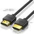 1 (4K@60Hz, 18Gbps), 2.0 2K, 3D, PS5/4/3 (1 Senetem Slim HDMI Cable ft, High Speed HDMI Cord, Thin, Low-Profile
