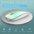 Uciefy Q5 Slim Rechargeable Wireless Mouse, 2.4G Portable Optical Silent Mouse with USB Receiver and Type C Adapter