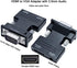 DTECH 3.5mm 1080P Directional HDMI to VGA Adapter with Audio Port (Laptop HDMI Source Output to VGA TV) for Old