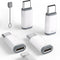 4 Pack Lightning to USB C Adapter for iPhone 15/15 Pro Max Plus, Samsung S23, Type C Charger
