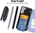 GOOSPERY Card Holder Wallet Case for Galaxy S21 Plus 6.7" (2021) - Protective Dual Layer Bumper with Hidden Mirror,