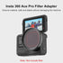 Lens Filter Holder for insta360 Ace Pro, Metal Camera Filter Holder Compatible with 49mm Filters