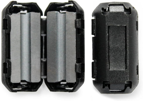 TOJOIN 20PCS Ferrite Bead Clip on Ferrite Core RFI EMI Noise Suppressor for Phone, TV, Speaker